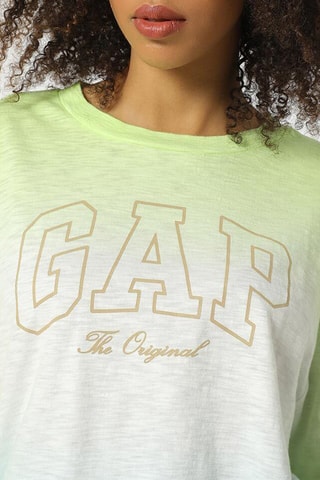 T-shirt tie and dye in cotone bio - Celeste