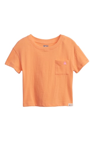 T-shirt in cotone bio - Arancione