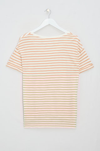 T-shirt - Bianco e arancione