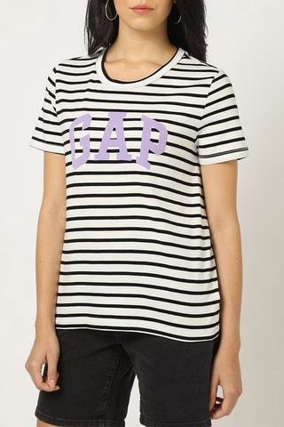 T-shirt in cotone bio - Nero