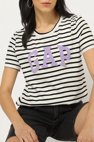 T-shirt in cotone bio - Nero