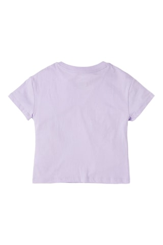 T-shirt in cotone bio - Viola
