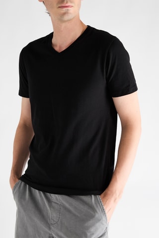 T-shirt in cotone bio - Nero