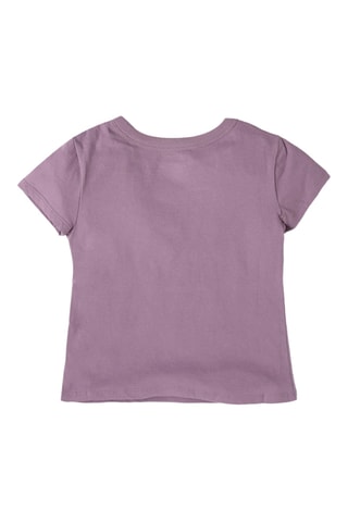 T-shirt in cotone bio - Viola