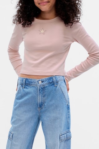 T-shirt in cotone bio - Rosa