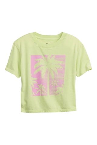 T-shirt in cotone bio - Verde