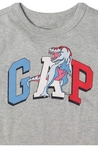 T-shirt in cotone bio - Grigio