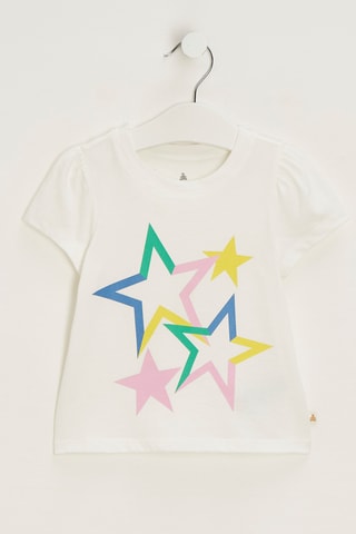 T-shirt in cotone bio - Bianco