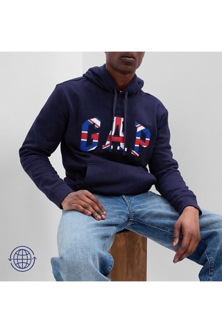 Felpa con cappuccio - Navy