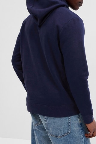 Felpa con cappuccio - Navy