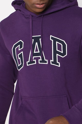 Felpa con cappuccio - Viola