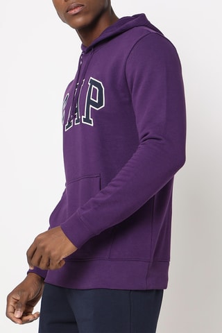 Felpa con cappuccio - Viola