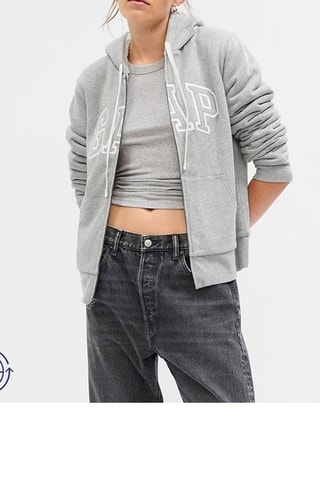 Felpa con cappuccio - Grigio