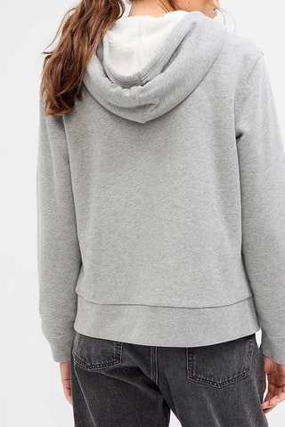 Felpa con cappuccio - Grigio