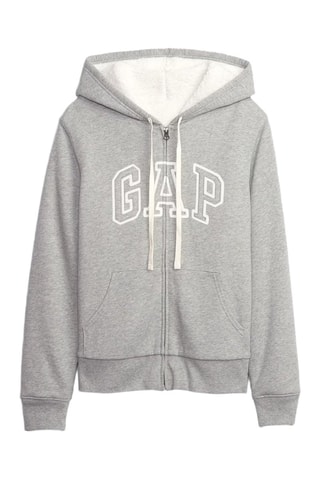 Felpa con cappuccio - Grigio