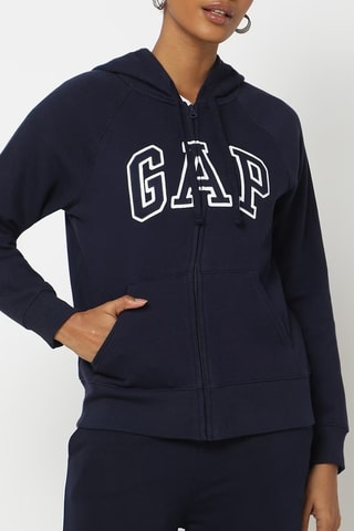 Felpa con cappuccio - Navy