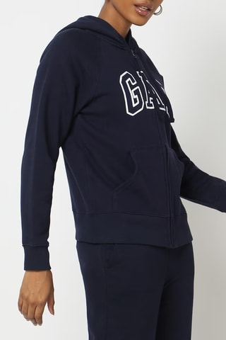 Felpa con cappuccio - Navy