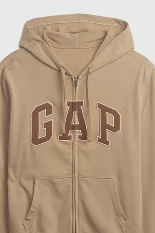 Felpa con cappuccio - Beige