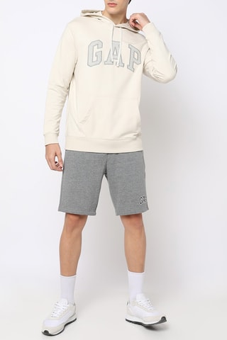 Felpa con cappuccio - Bianco