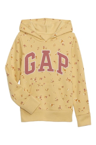 Felpa con cappuccio - Giallo