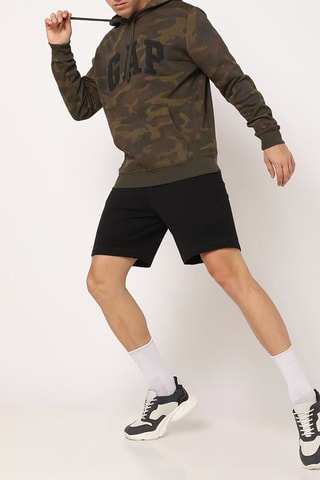 Felpa con cappuccio - Verde scuro