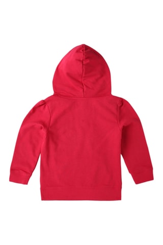 Felpa con cappuccio - Rosso e rosa