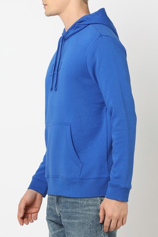 Felpa con cappuccio - Blu