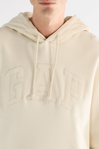 Felpa con cappuccio - Beige