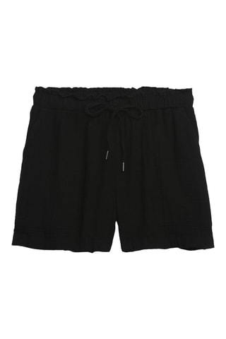 Shorts a vita alta - Nero