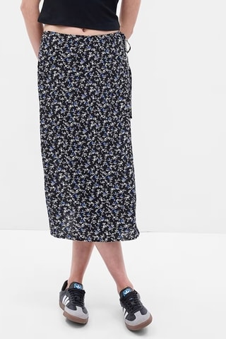 Gonna a portafoglio - Nero e grigio