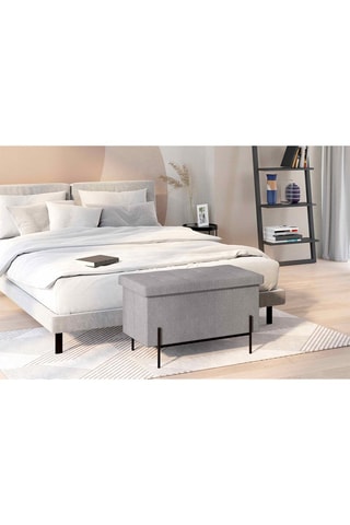 Cassapanca - Nero e grigio