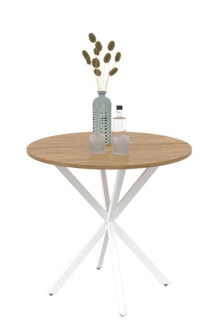 Tavolo Soline - Effetto legno e bianco