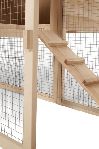 Pollaio Casita in legno con spazio per deposizione uova - 2 galline