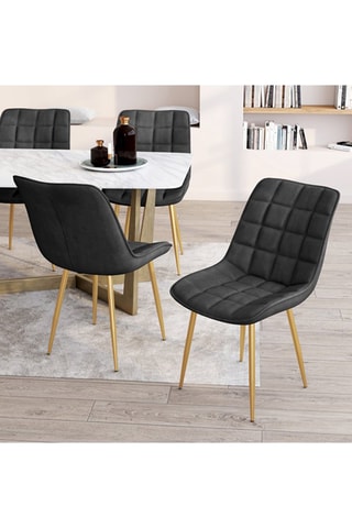 4 sedie in legno Mélinda - 20 x 46 x 62,5 cm