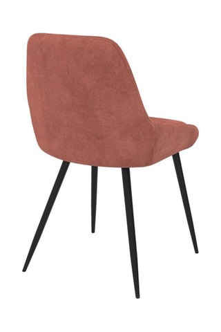 2 sedie Olivia - Terracotta e nero 