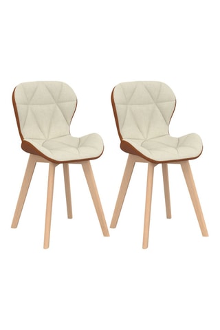 2 sedie in legno Gladys - 50 x 79 x 46 cm