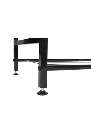 Scarpiera Elize - Nero ed effetto legno