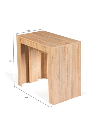 Console allungabile Nora - Effetto legno