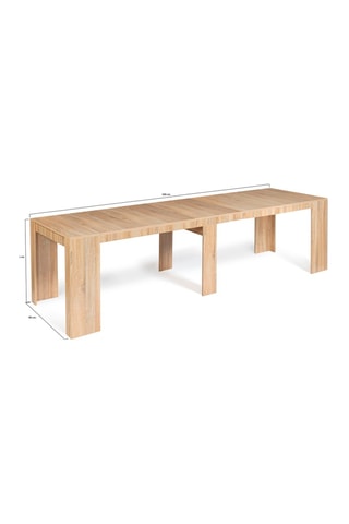 Console allungabile Nora - Effetto legno