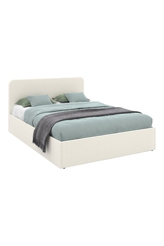 Letto contenitore con rete Louise - Panna