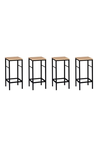 4 sgabelli da bar Memphis - 32 x 67 x 32 cm