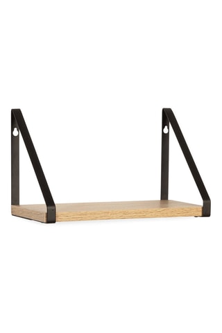 3 mensole Manufacture - Effetto legno e nero