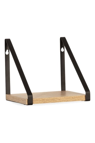 3 mensole Manufacture - Effetto legno e nero