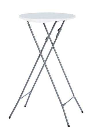 2 tavoli alti pieghevoli con protezione - 105 cm