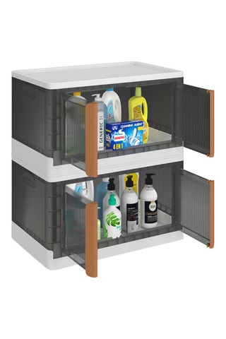 Contenitori impilabili 72L - Set x 2