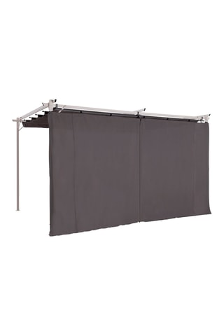 Tenda e asta per pergola - 390 x 215 cm