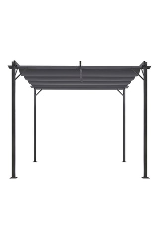 Pergola con tetto retrattile Marina - 9 m² - Antracite