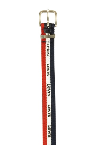 Ceinture - Blanc, noir, rouge et bleu