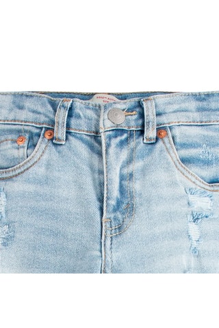 Jean - Beige, rouge, bleu et rose