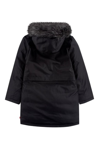 Parka à capuche Noir